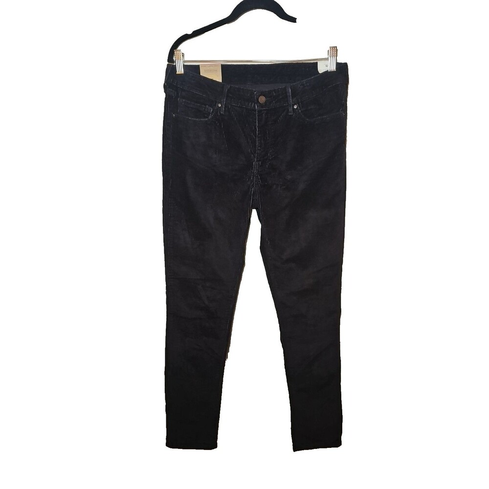 NEW Levi's Women's 711 Skinny Size 31x30 Corduroy Pants Black Mid Rise NWT